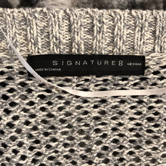 Women’s gray knit cardigan - Picture 4 of 8